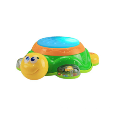 Bebê brinquedo musical b / o tartaruga brinquedo tambor (h0001255)